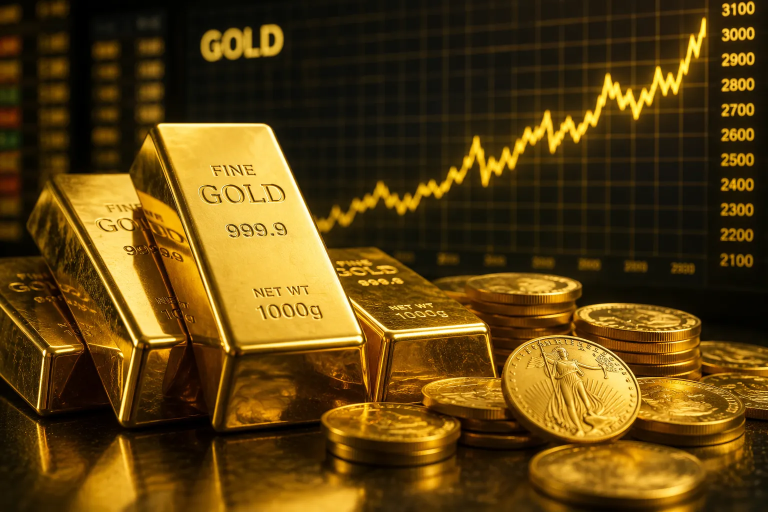  بريق الملاذ الآمن.. الذهب ينتفض ويرتفع بدعم "سلام هرمز" المرتقب بعد تراجع مبكراليوم